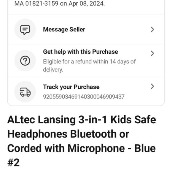 COPY - Altec Lansing Kid's Blue 3-in-1 Bluetooth Or Corded Over the Ear Headpho… - Picture 10 of 10